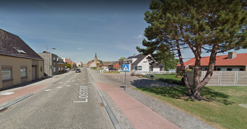 Lostraat - Nieuwkapelle centrum